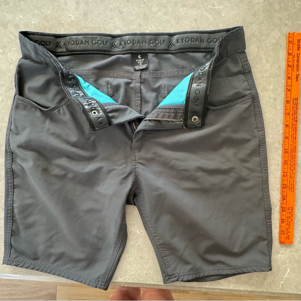 Gray Kyodan Golf Shorts
